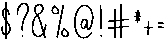 Digital Regular otf (400) Font OTHER CHARS