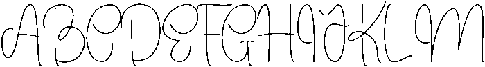 Digital Regular otf (400) Font UPPERCASE