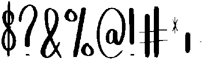 Digital Regular otf (400) Font OTHER CHARS