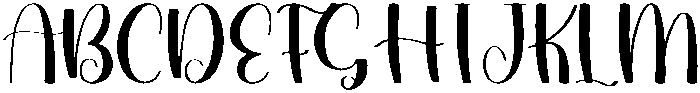 Digital Regular otf (400) Font UPPERCASE