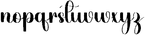 Digital Regular otf (400) Font LOWERCASE
