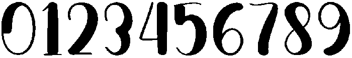 Digital Regular otf (400) Font OTHER CHARS