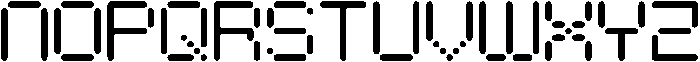 Digital Regular otf (400) Font UPPERCASE