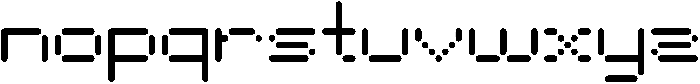 Digital Regular otf (400) Font LOWERCASE