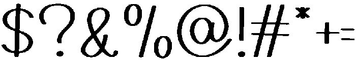 Digital Signature Regular otf (400) Font OTHER CHARS