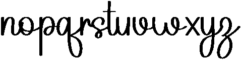 Digital Signature Regular otf (400) Font LOWERCASE