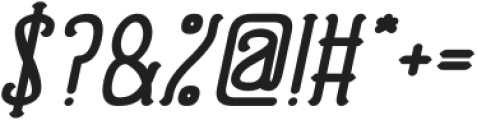 Digital Writing Bold Italic otf (700) Font OTHER CHARS