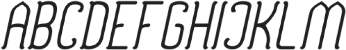 Digital Writing Italic otf (400) Font UPPERCASE