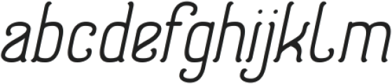Digital Writing Italic otf (400) Font LOWERCASE