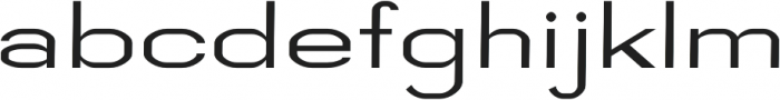 Digital regular otf (400) Font LOWERCASE