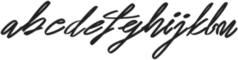 DigitalSign-Script otf (400) Font LOWERCASE