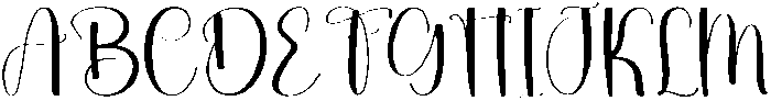 Digitalis Regular otf (400) Font UPPERCASE