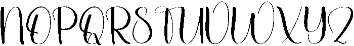 Digitalis Regular otf (400) Font UPPERCASE