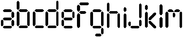 Digitron Font Regular ttf (400) FONT