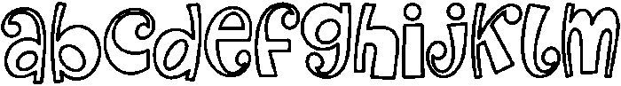 Diglet Sunsin Outline otf (400) FONT