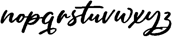 Dignetta Script otf (400) Font LOWERCASE
