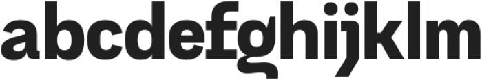 Dignity Grotesk Extra Bold otf (700) Font LOWERCASE