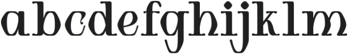 Dikory otf (400) Font LOWERCASE