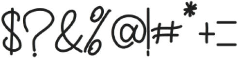 Dilla otf (400) Font OTHER CHARS