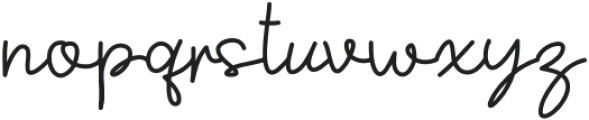 Dilla otf (400) Font LOWERCASE