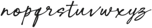 DillandScript otf (400) Font LOWERCASE