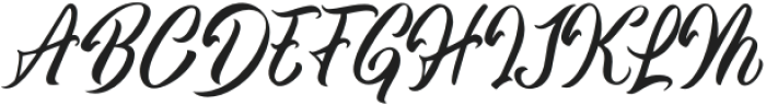 Dilovany-Regular otf (400) Font UPPERCASE