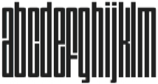 Dimensions 200R otf (200) Font LOWERCASE
