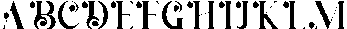 Dinah Glamour otf (400) Font UPPERCASE