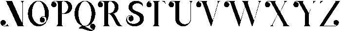 Dinah Glamour otf (400) Font UPPERCASE