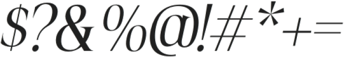 Dincy Italic otf (400) Font OTHER CHARS