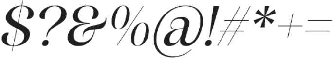 Dingklix Italic otf (400) Font OTHER CHARS