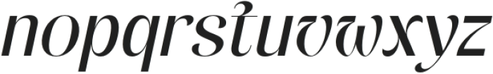 Dingklix Italic otf (400) Font LOWERCASE