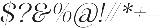 Dingklix Light Italic otf (300) Font OTHER CHARS