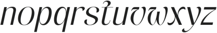 Dingklix Light Italic otf (300) Font LOWERCASE