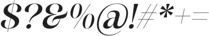 Dingklix Medium Italic otf (500) Font OTHER CHARS