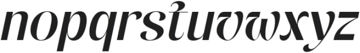 Dingklix Medium Italic otf (500) Font LOWERCASE
