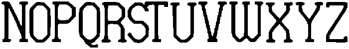 Dinile ttf (400) Font UPPERCASE