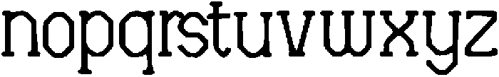 Dinile ttf (400) Font LOWERCASE