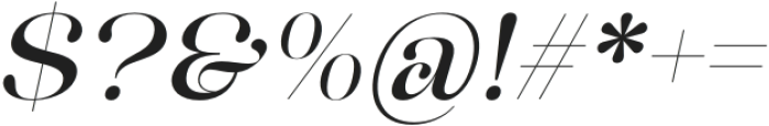 Dinner Groope Italic otf (400) Font OTHER CHARS