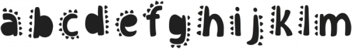 Dino Font Regular otf (400) Font LOWERCASE