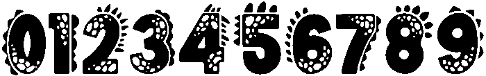 Dino PARK Regular otf (400) Font OTHER CHARS