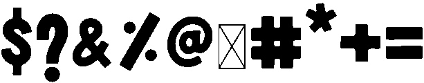 Dino PARK Regular otf (400) Font OTHER CHARS