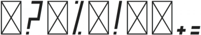 Dino Regular Italic otf (400) Font OTHER CHARS