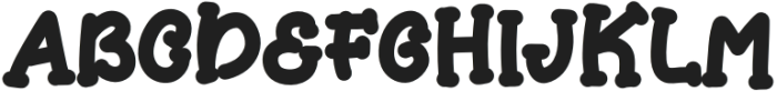 Dino Show Regular otf (400) Font UPPERCASE