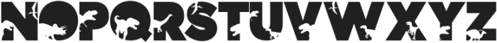 Dinosauce Font Regular ttf (400) Font LOWERCASE