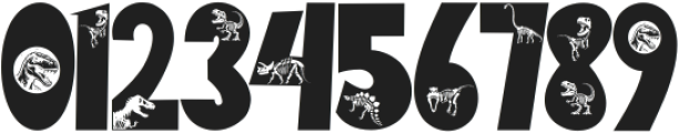 Dinosaur Fossil ttf (400) Font OTHER CHARS