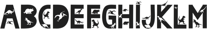 Dinosaur Island otf (400) Font UPPERCASE