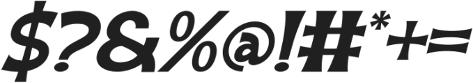 Diorfah Italic otf (400) Font OTHER CHARS