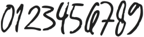 Diravest Signature Brush Regular otf (400) Font OTHER CHARS