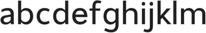 Disans Medium otf (500) Font LOWERCASE